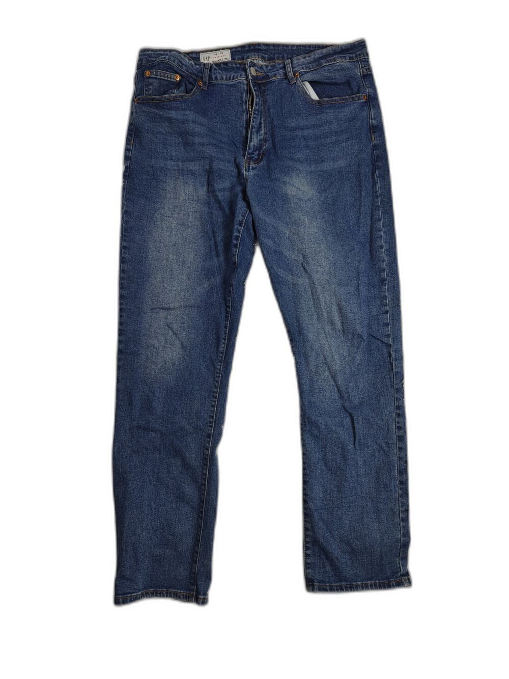 Mens Gap Original Straight Jeans Blue 36x32
